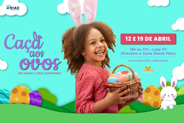 Caça aos Ovos no Santa Cruz Shopping